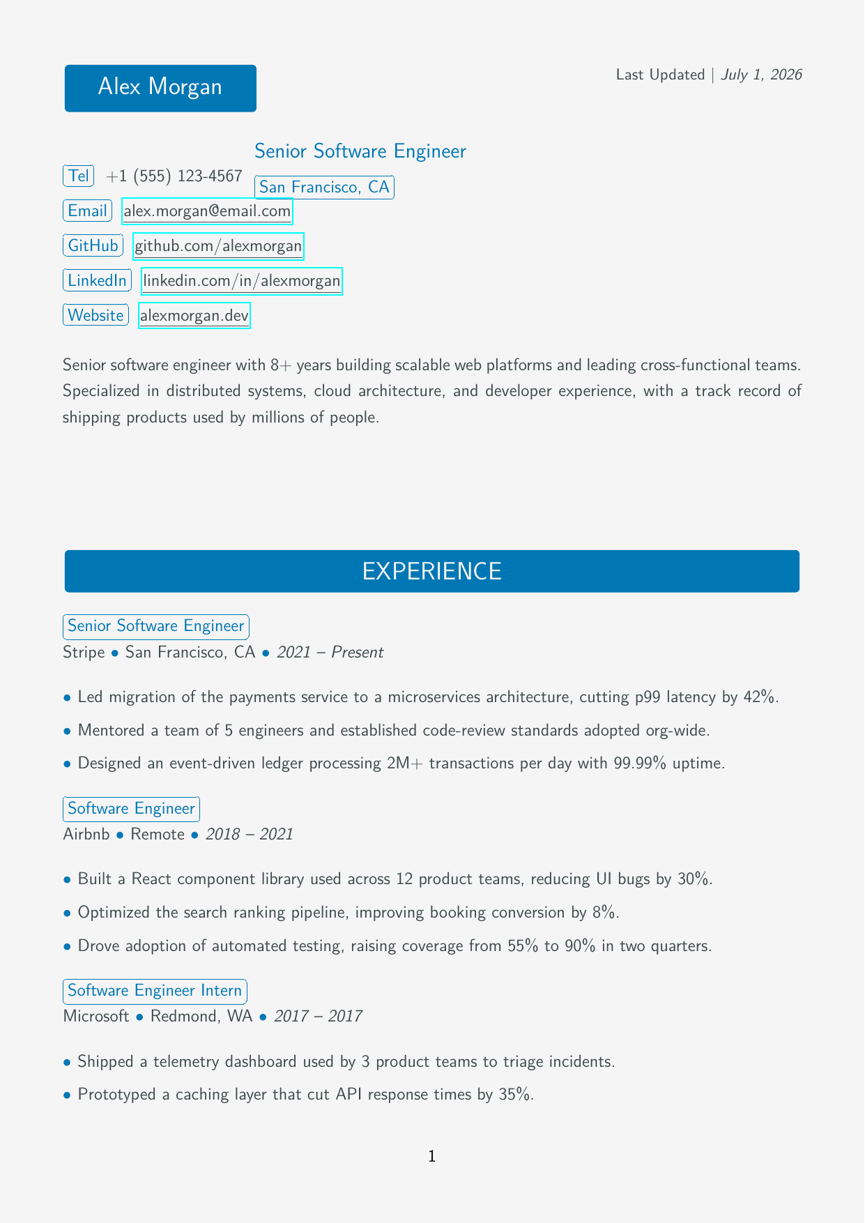 Physician Assistant resume template