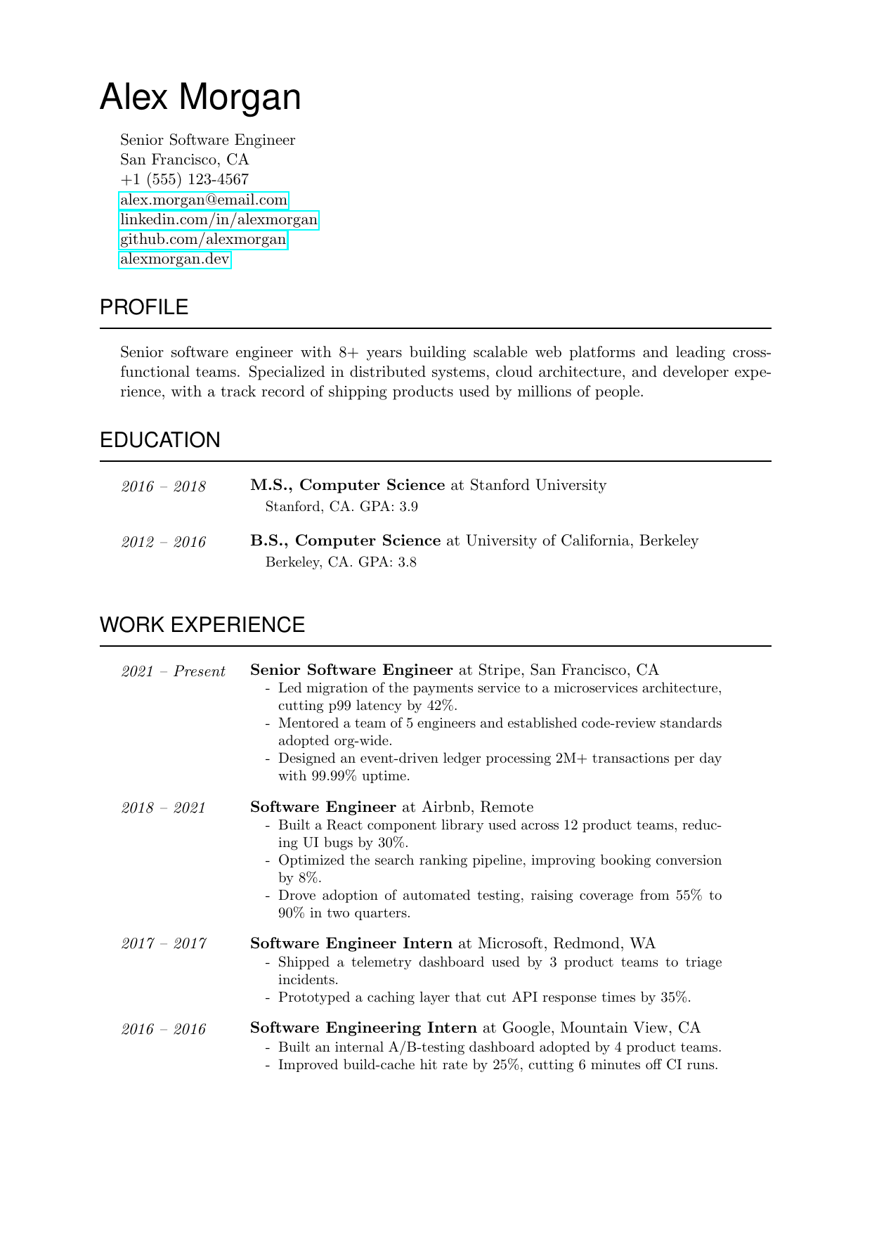 Director of Strategy resume template