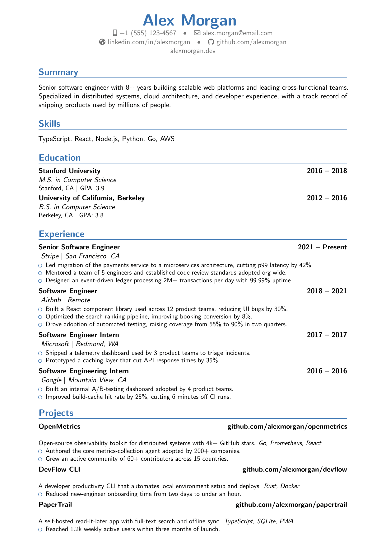 IT Specialist resume template